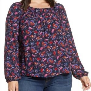 Gibson Ruched Yoke Top